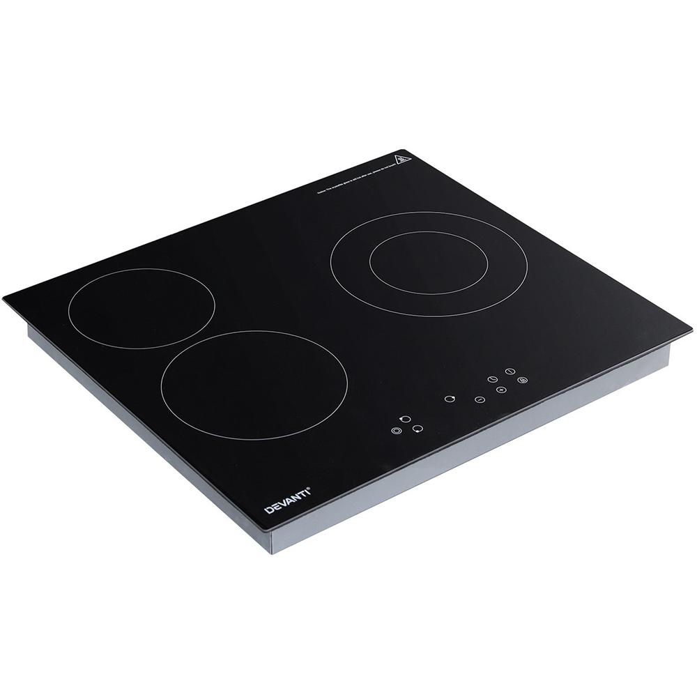 Devanti 60cm Ceramic Cooktop 4 Burner 5200W view 4