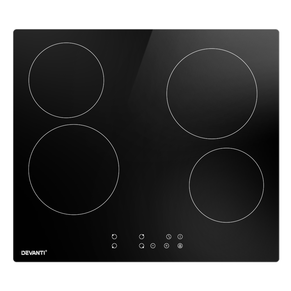 Devanti 60cm Ceramic Cooktop Touch Control view 2