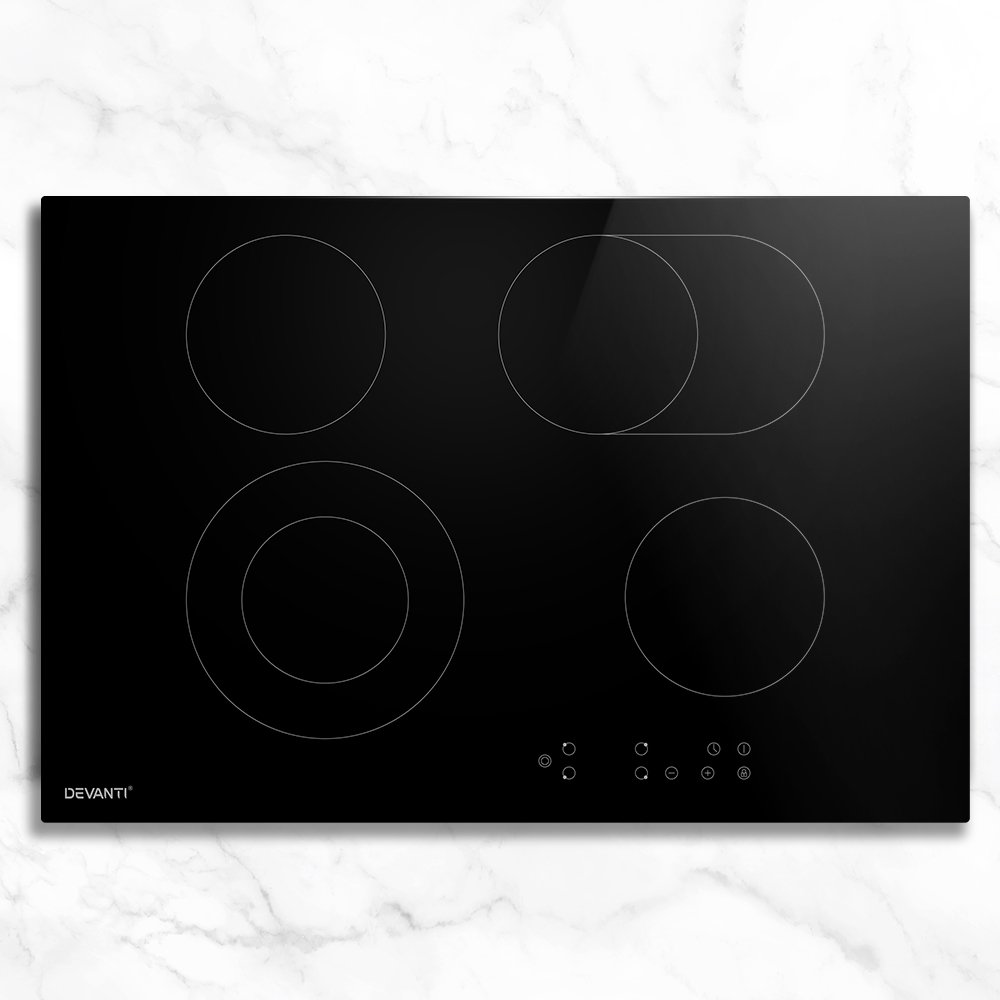 Devanti 77cm Ceramic Cooktop Touch Control