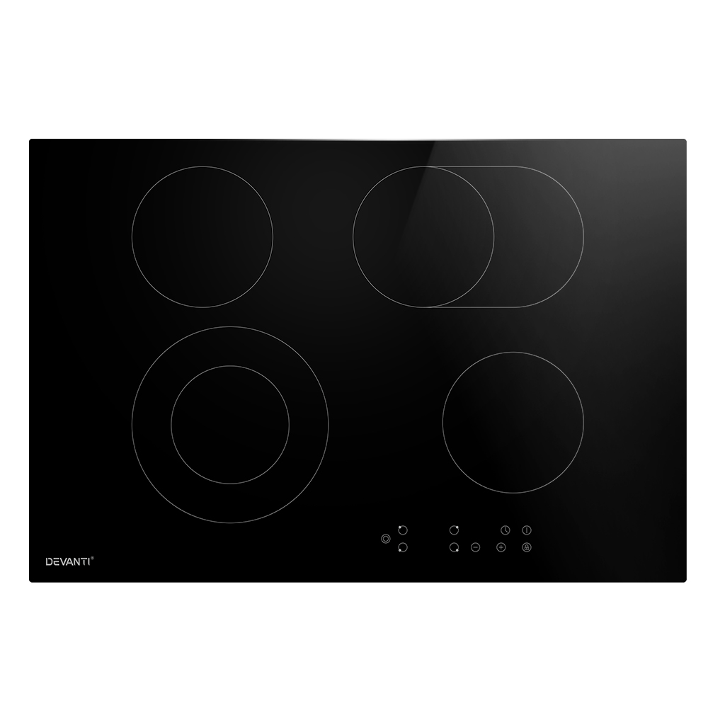 Devanti 77cm Ceramic Cooktop Touch Control view 2