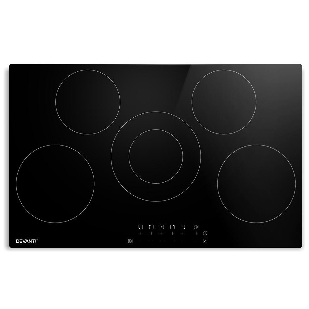 Devanti 90cm Ceramic Cooktop Touch Control view 2