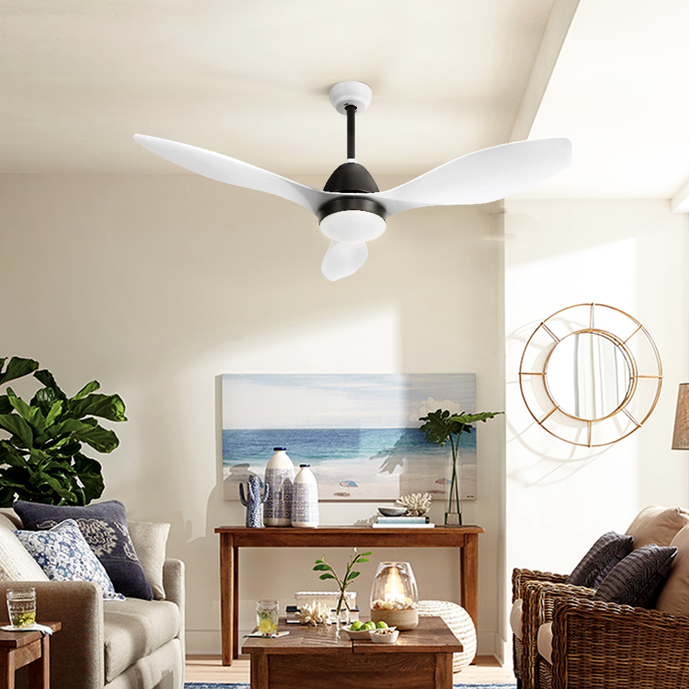 Devanti 48'' DC Ceiling Fan with Light & Remote White