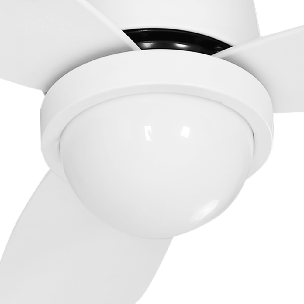 Devanti 52'' DC Ceiling Fan 26W LED Light White view 3