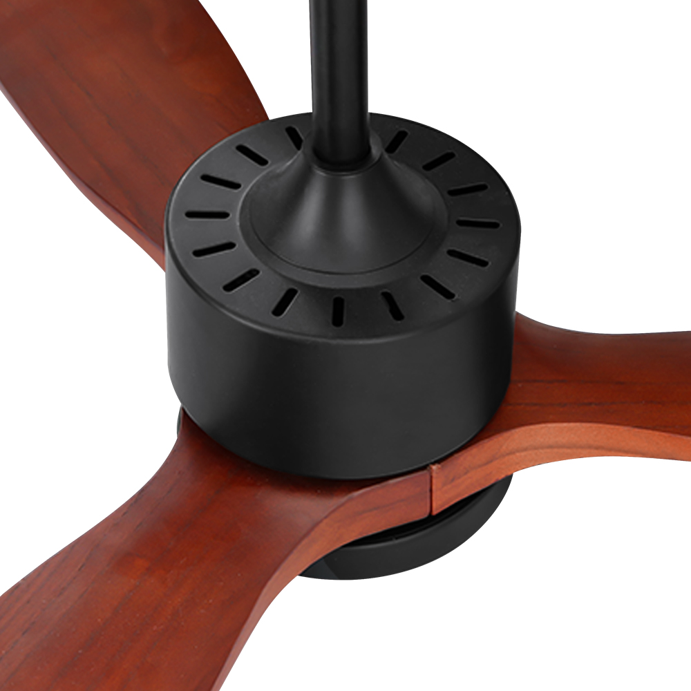 Devanti 52'' DC Ceiling Fan with Light Dark Wood view 4