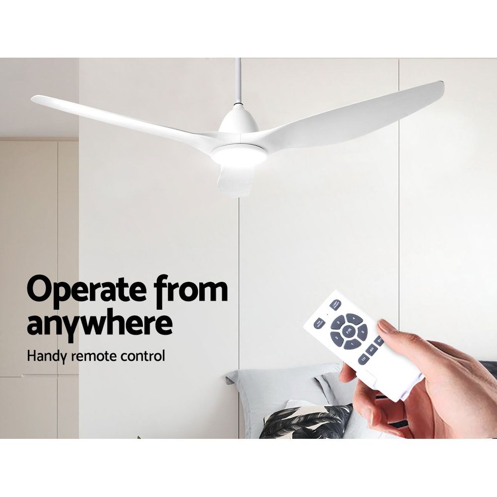 Devanti 64'' DC Ceiling Fan with Light & Remote view 5