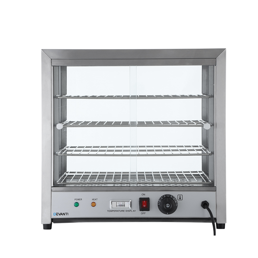 Devanti Food Warmer Display Showcase Cabinet view 3