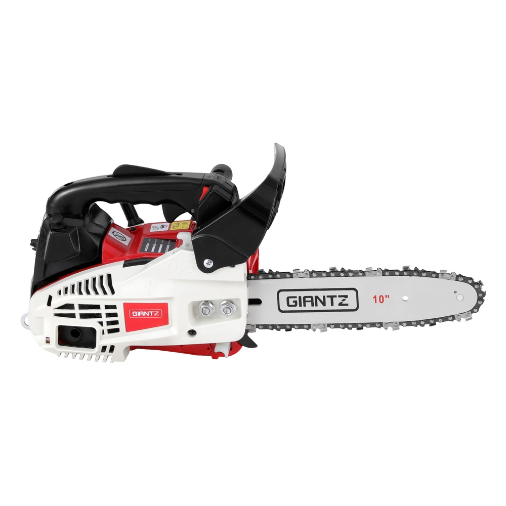 Giantz 25cc Petrol Chainsaw 10 Inch Bar E-Start Pruner view 3