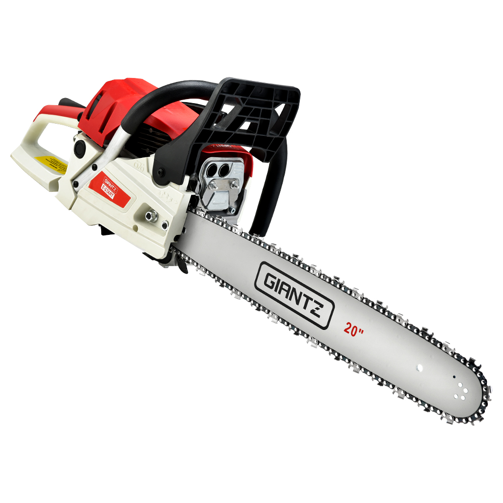 Giantz 58cc Petrol Chainsaw 20 Inch Bar 2.4kW 2 Stroke view 2