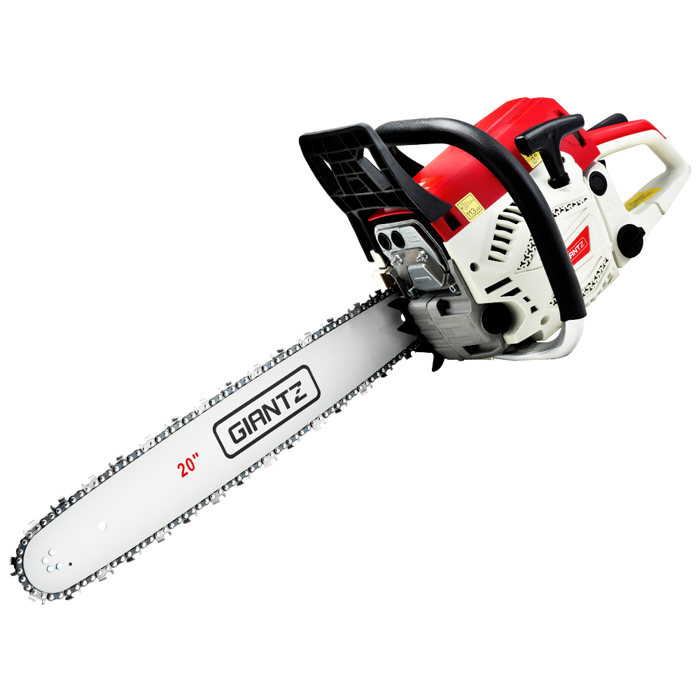 Giantz 58cc Petrol Chainsaw 20 Inch Bar 2.4kW 2 Stroke view 3
