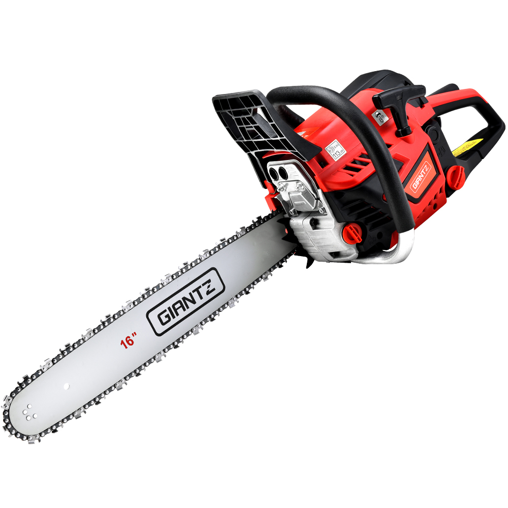 Giantz 45CC Petrol Chainsaw 16 Inch Bar 1.7kW E-Start view 2