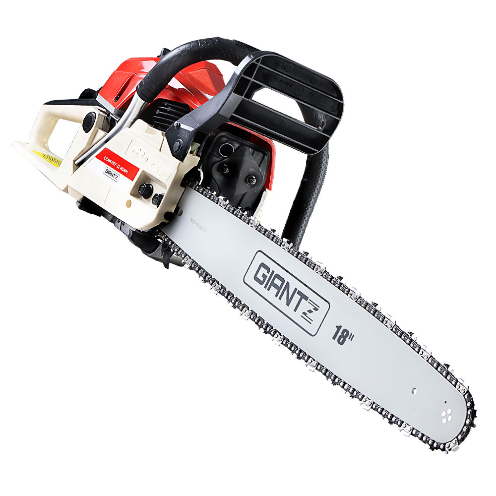 Giantz 45CC Petrol Chainsaw 18 Inch Bar Commercial E-Start