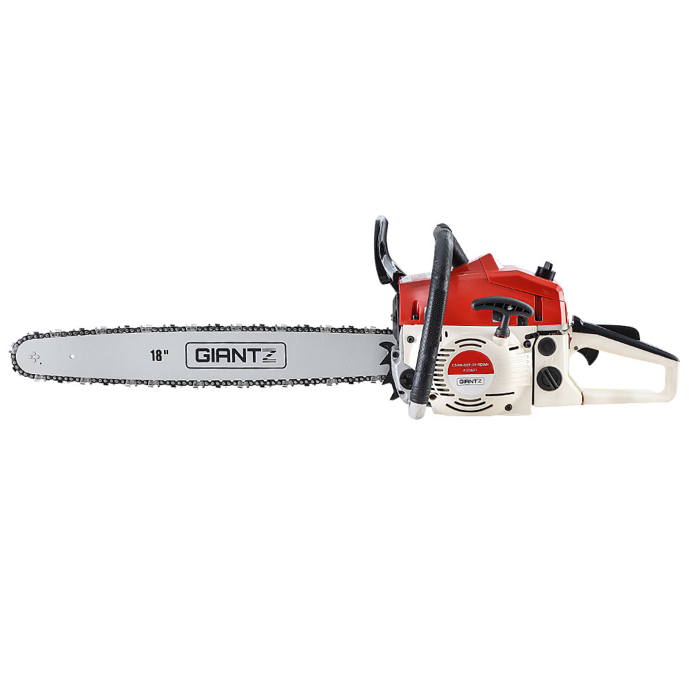 Giantz 45CC Petrol Chainsaw 18 Inch Bar Commercial E-Start view 3