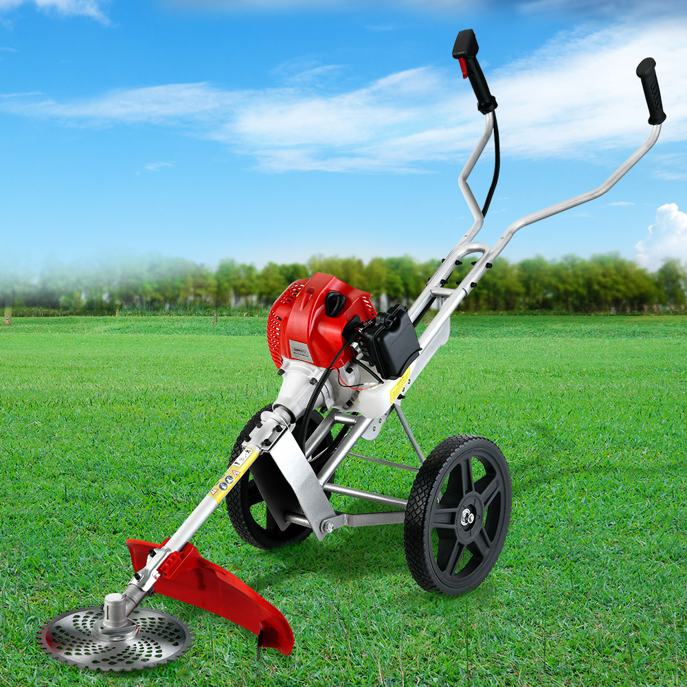 Giantz 52cc Brush Cutter 3 in 1 Whipper Saw with Wheel