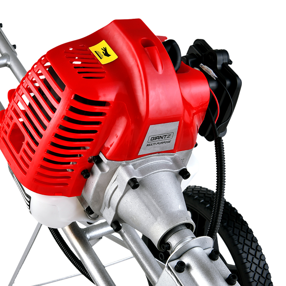 Giantz 52cc Brush Cutter 3 in 1 Whipper Saw with Wheel view 4