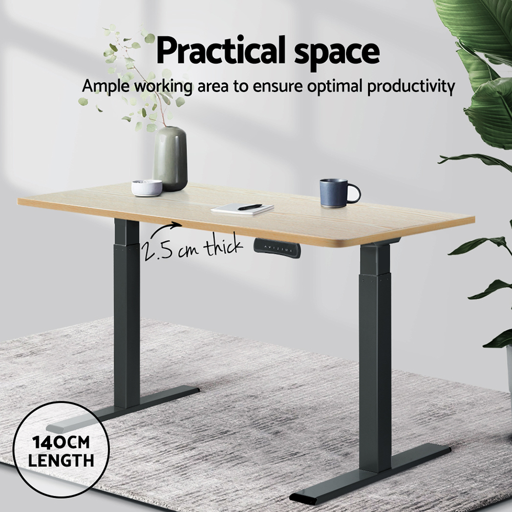 Artiss Standing Desk Top 140cm in 4 Colours view 4
