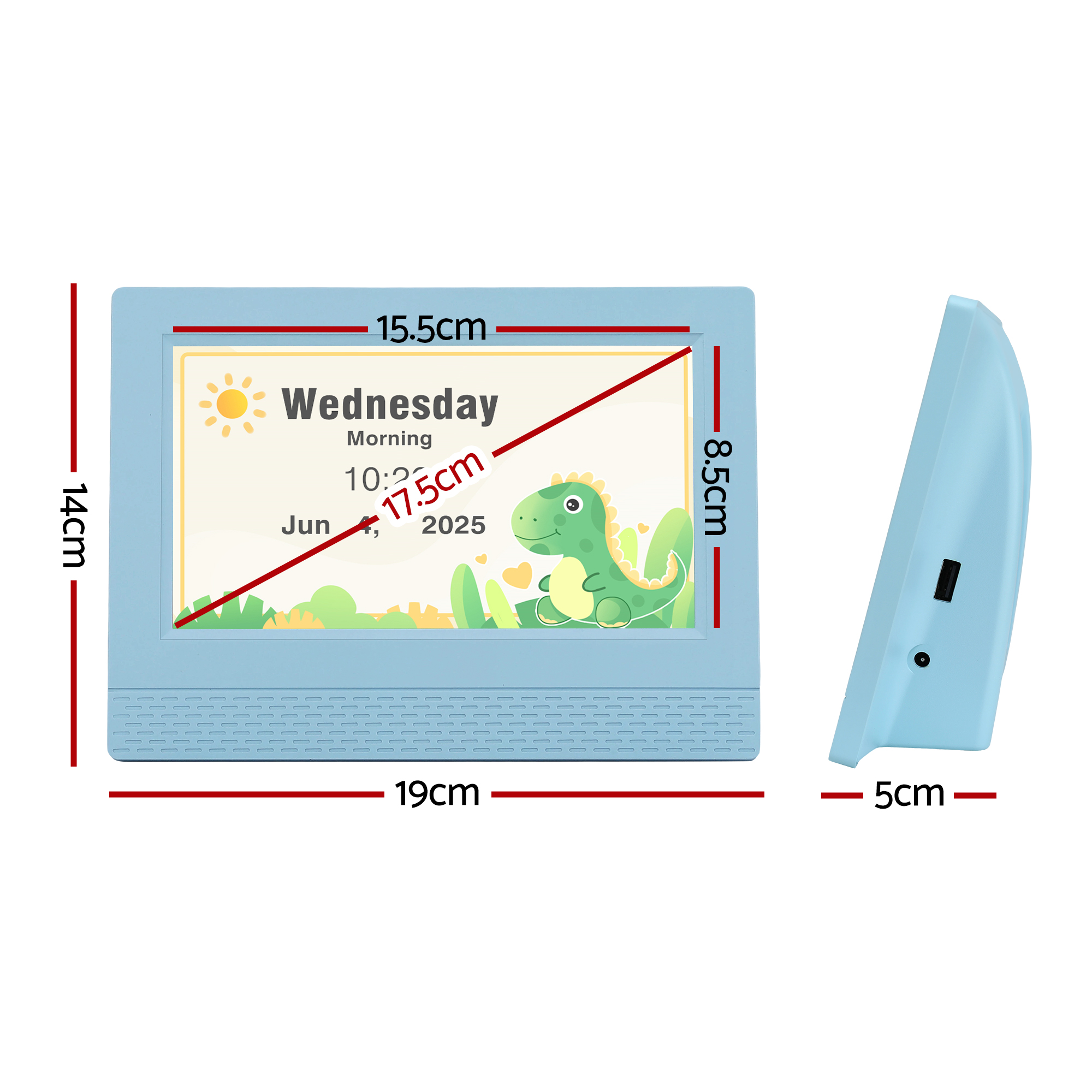 Artiss 7 Inch Kids Sleep Trainer Digital Day Clock view 3