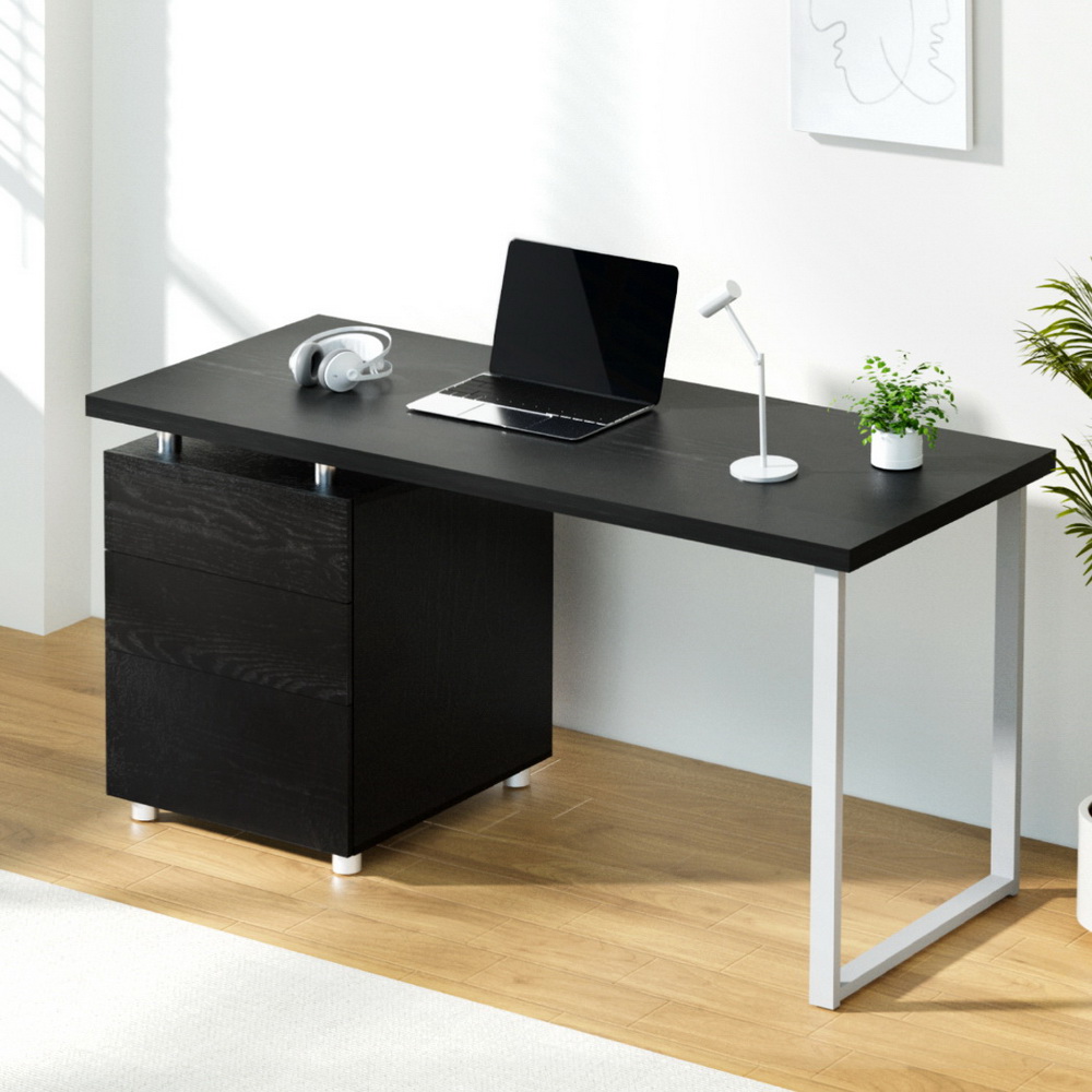 Artiss 140cm Computer Desk with 3 Drawers in 2 Colours