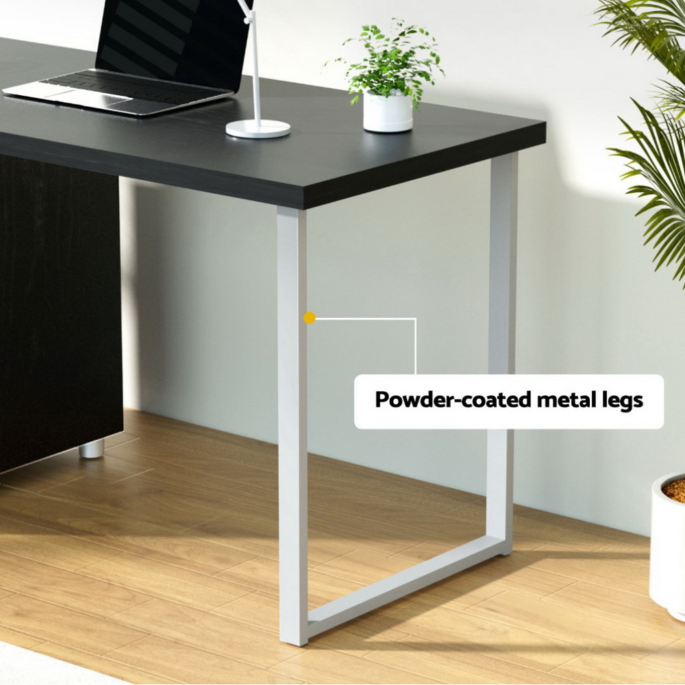 Artiss 140cm Computer Desk with 3 Drawers in 2 Colours view 5