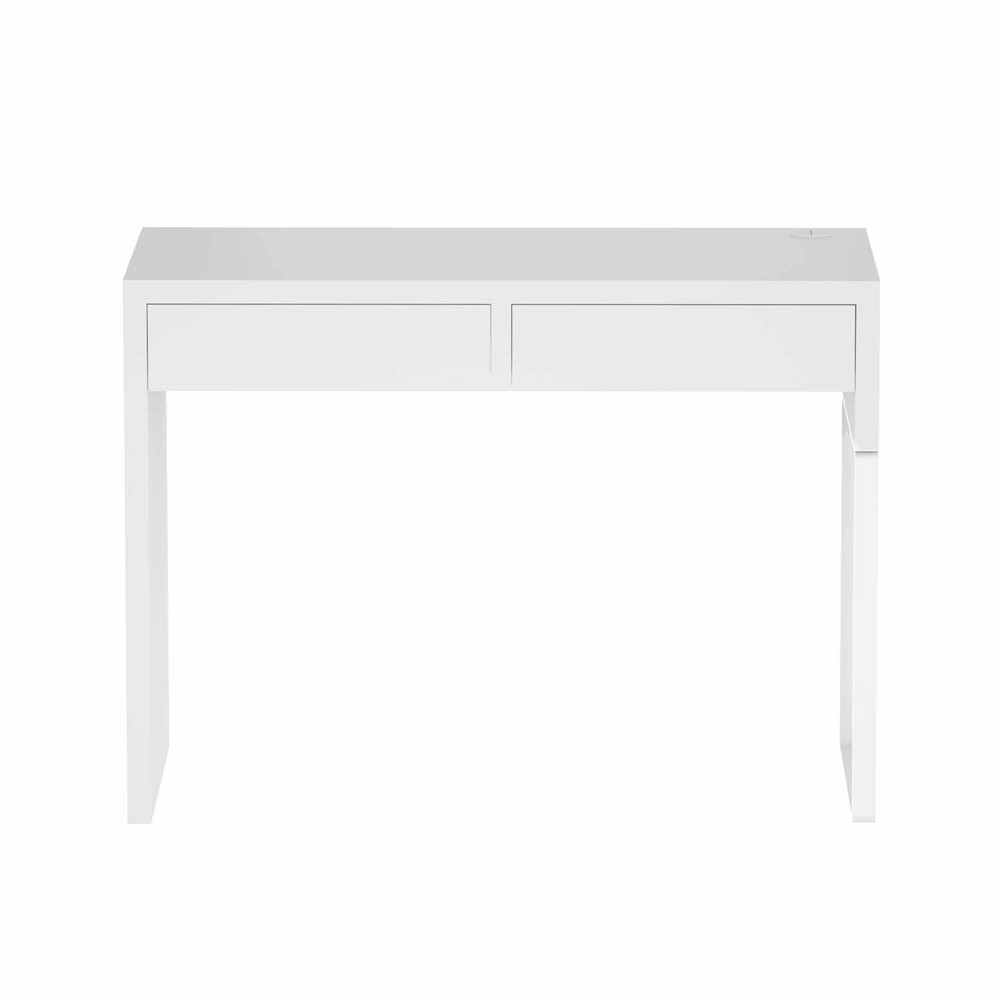 Artiss Computer Desk with Drawer White view 3