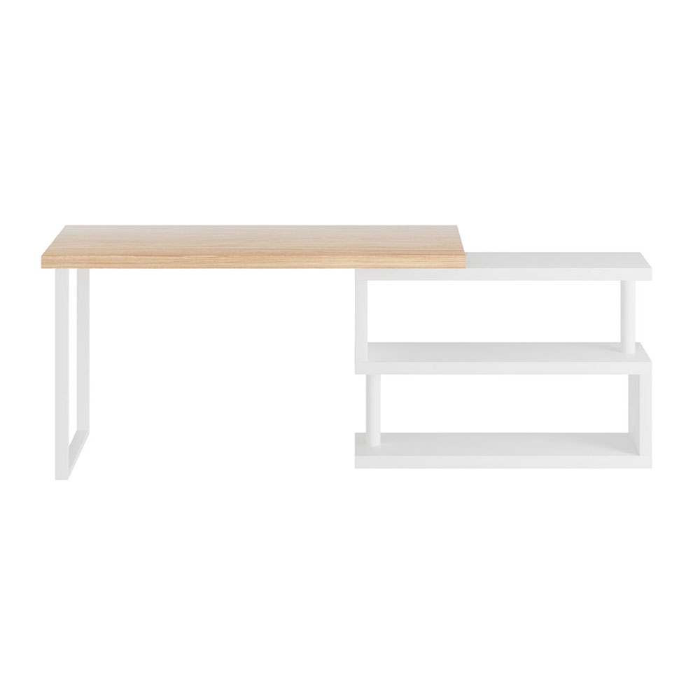 Artiss 140cm Computer Desk with Bookshelf view 3