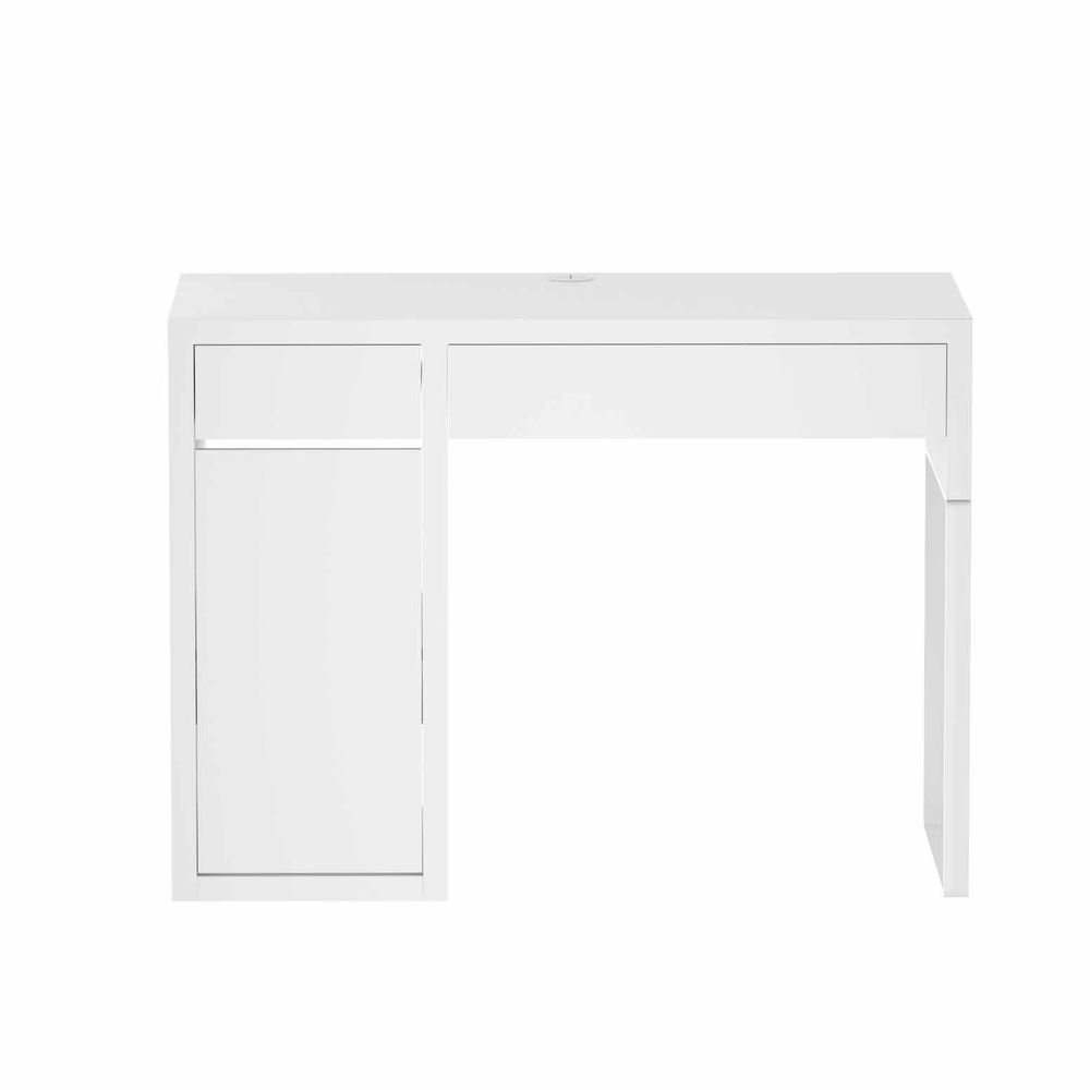 Artiss Computer Desk with Drawer Cabinet White view 3