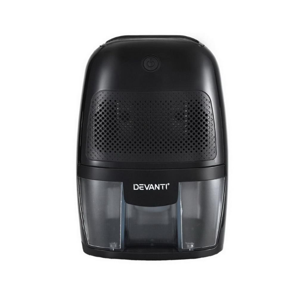 Devanti Mini Dehumidifier 600ml Air Purifier Black view 3