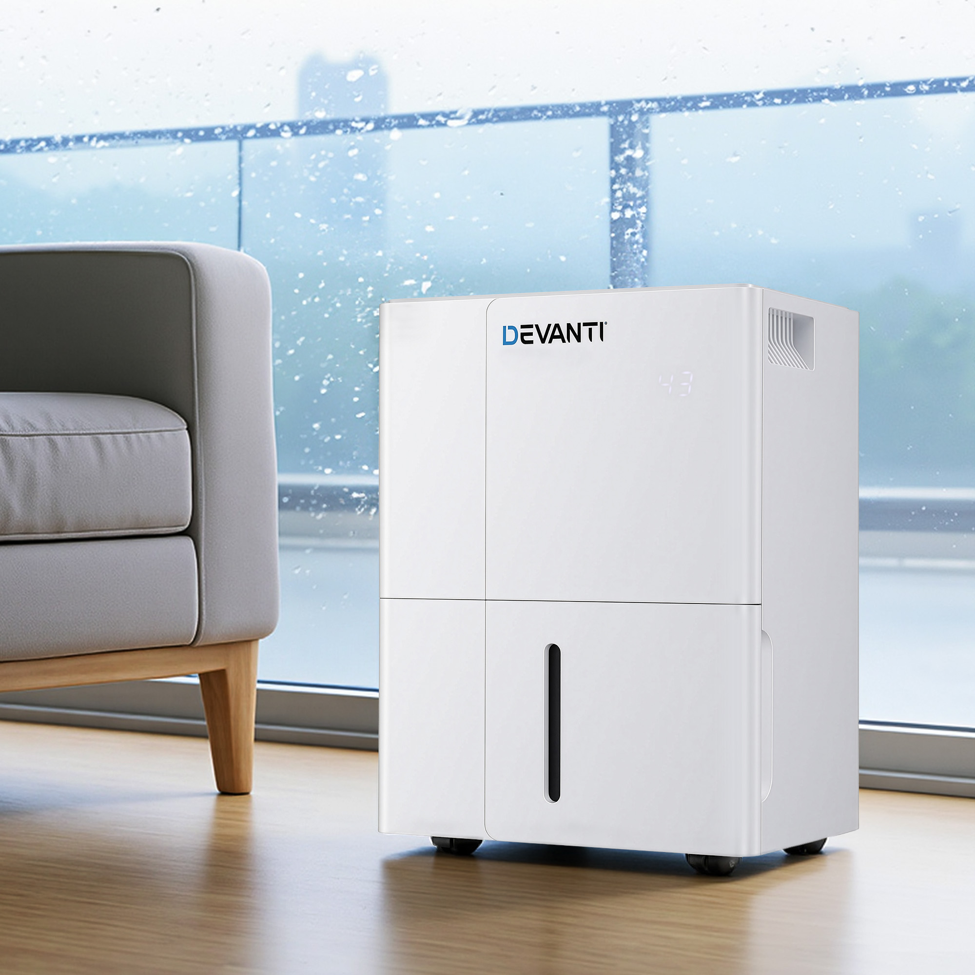Devanti 30L Dehumidifier with 4.7L Water Tank