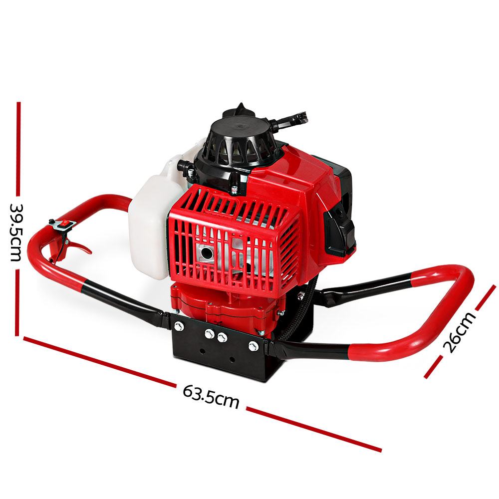 Giantz Post Hole Digger Motor Only 63cc Petrol view 2