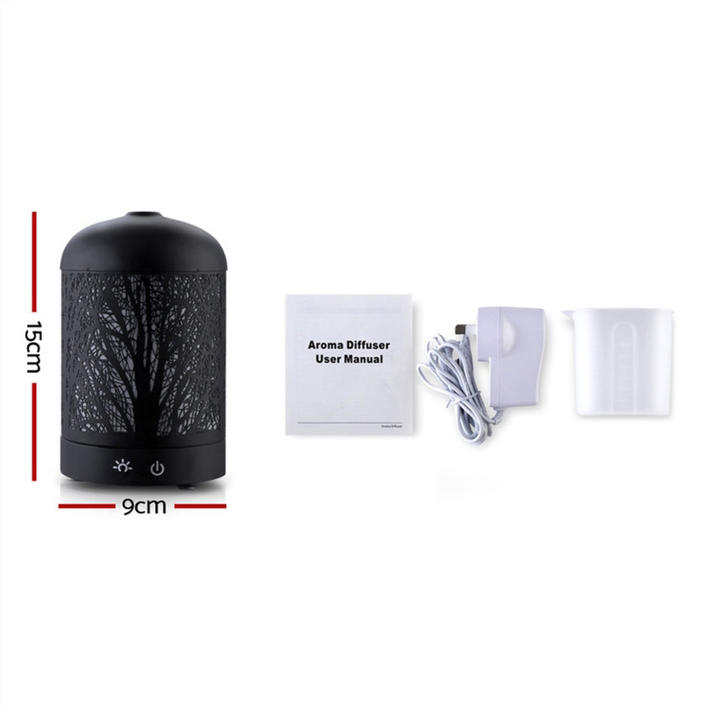 Devanti LED Aroma Diffuser Iron Art 160ml view 3