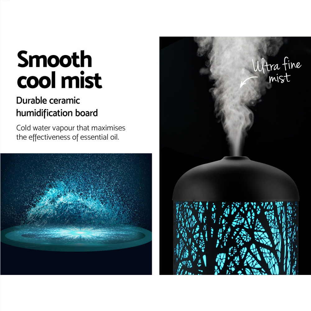 Devanti LED Aroma Diffuser Iron Art 160ml view 5