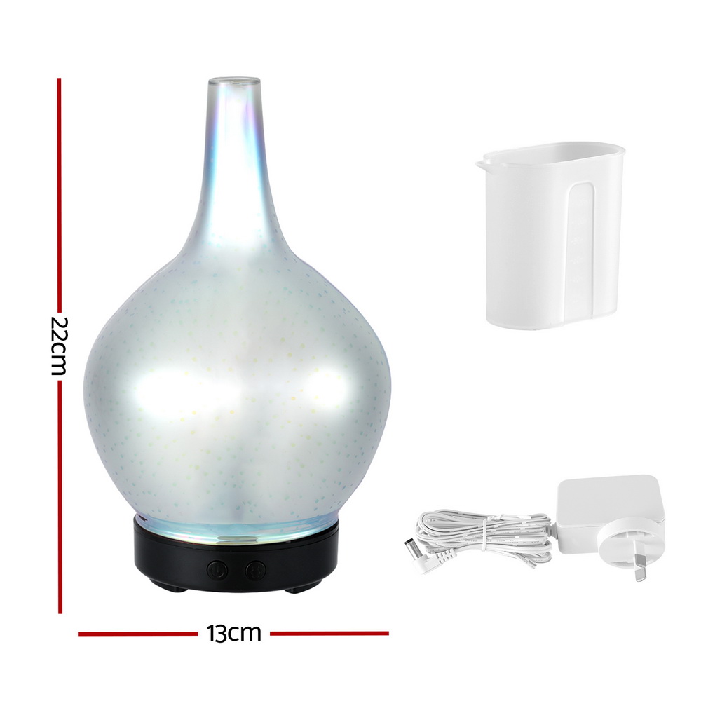 Devanti Ultrasonic Aroma Diffuser 3D Light Humidifier view 2