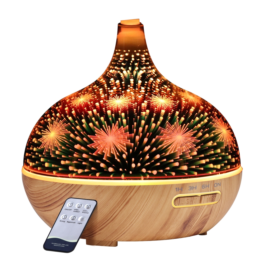 Devanti 3D Glass Aroma Diffuser 400ml