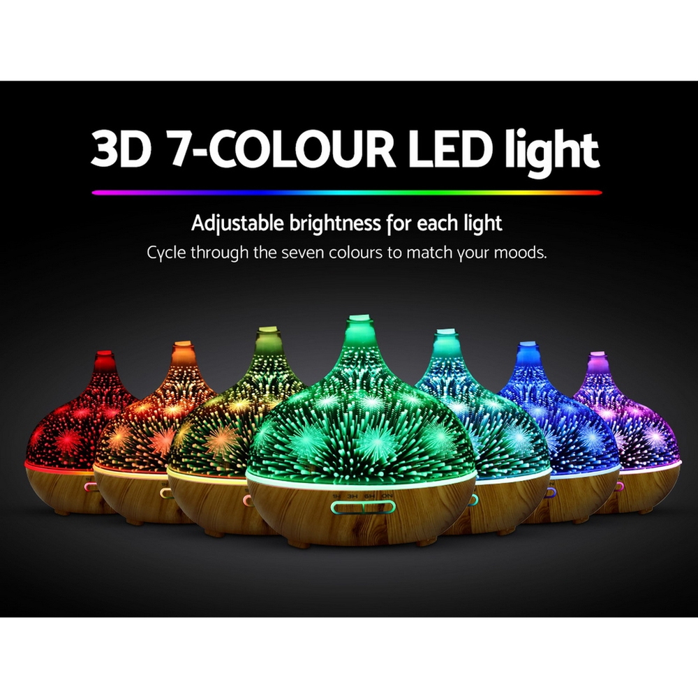 Devanti 3D Glass Aroma Diffuser 400ml view 3