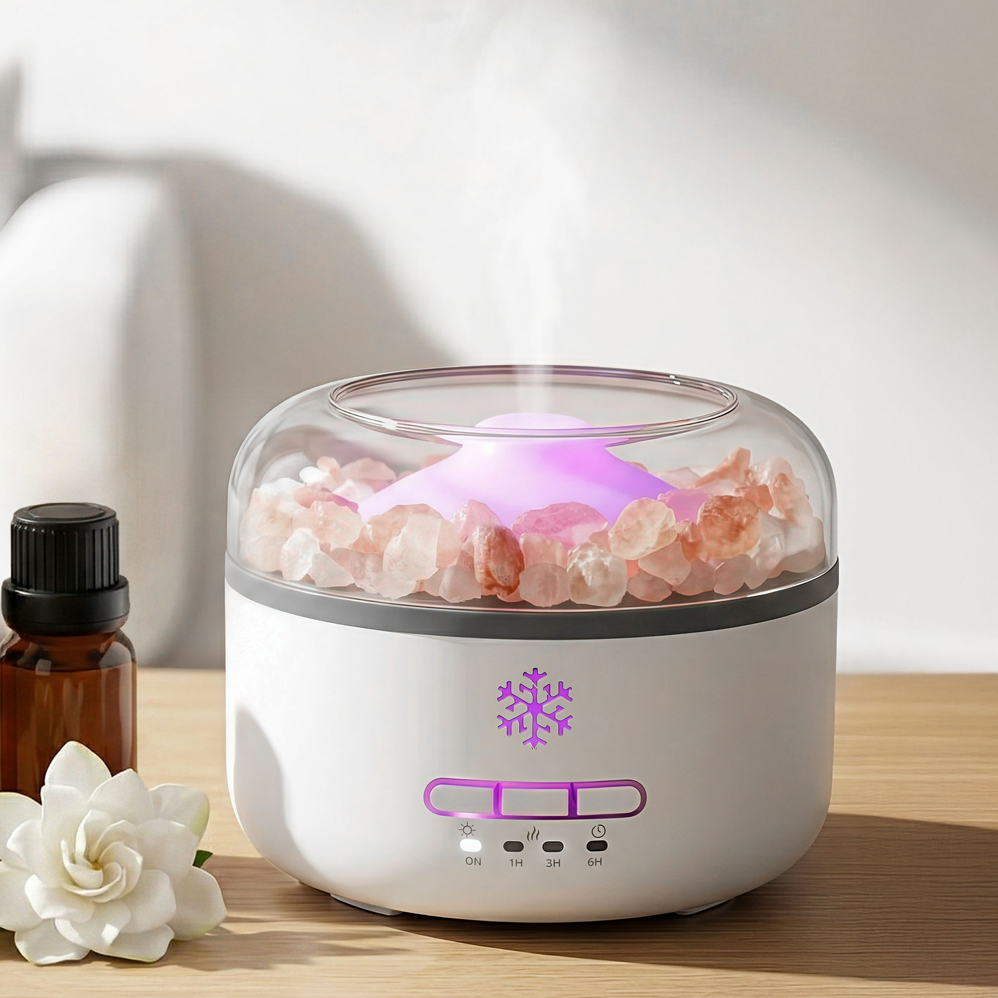 Devanti 150ml Salt Lamp Aroma Diffuser Humidifier