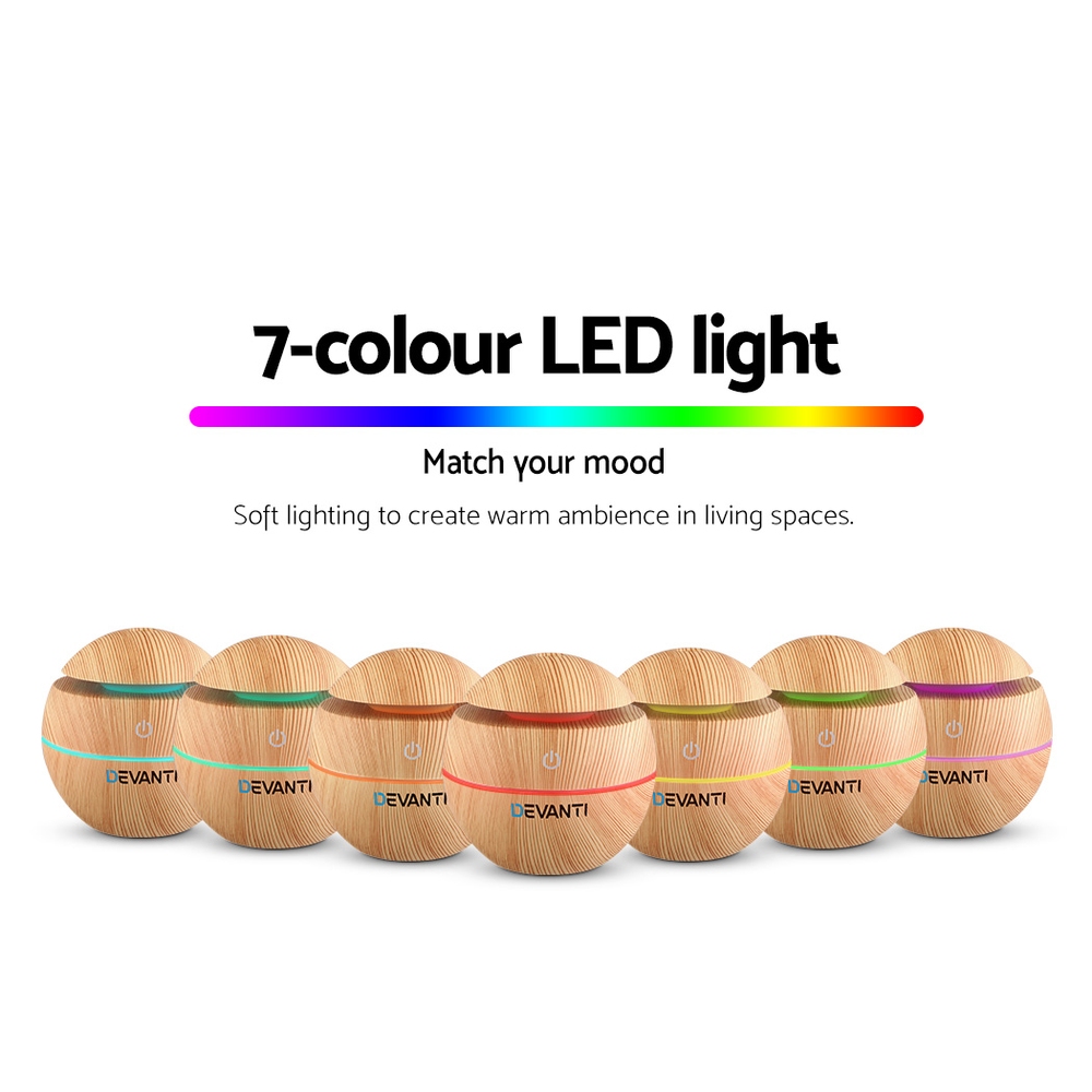 Devanti 4-in-1 Aroma Diffuser Humidifier 130ml view 4