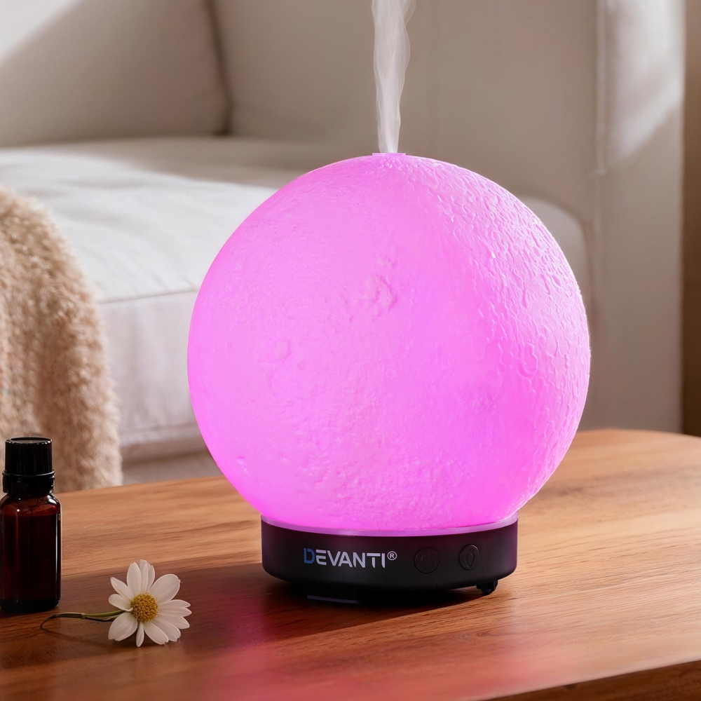 Devanti Ultrasonic Aroma Diffuser Moon Lamp 100ml