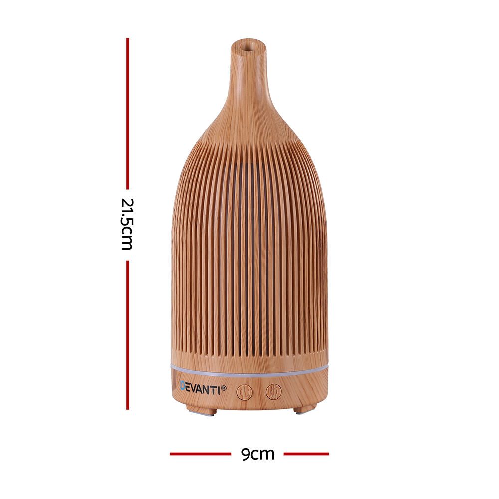 Devanti Ultrasonic Aroma Diffuser Forest 200ml LED Humidifier view 3