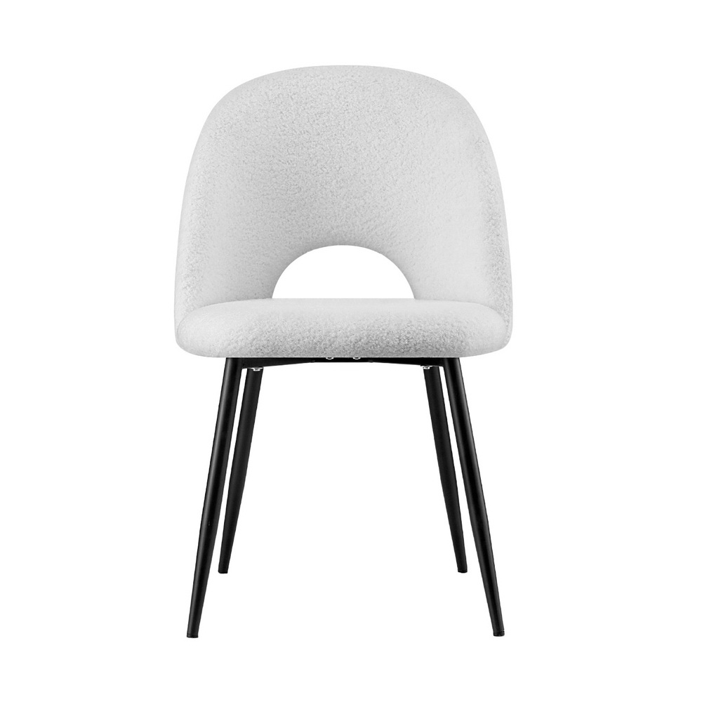 Artiss Sherpa Dining Chair, Single or Set of 2 view 3