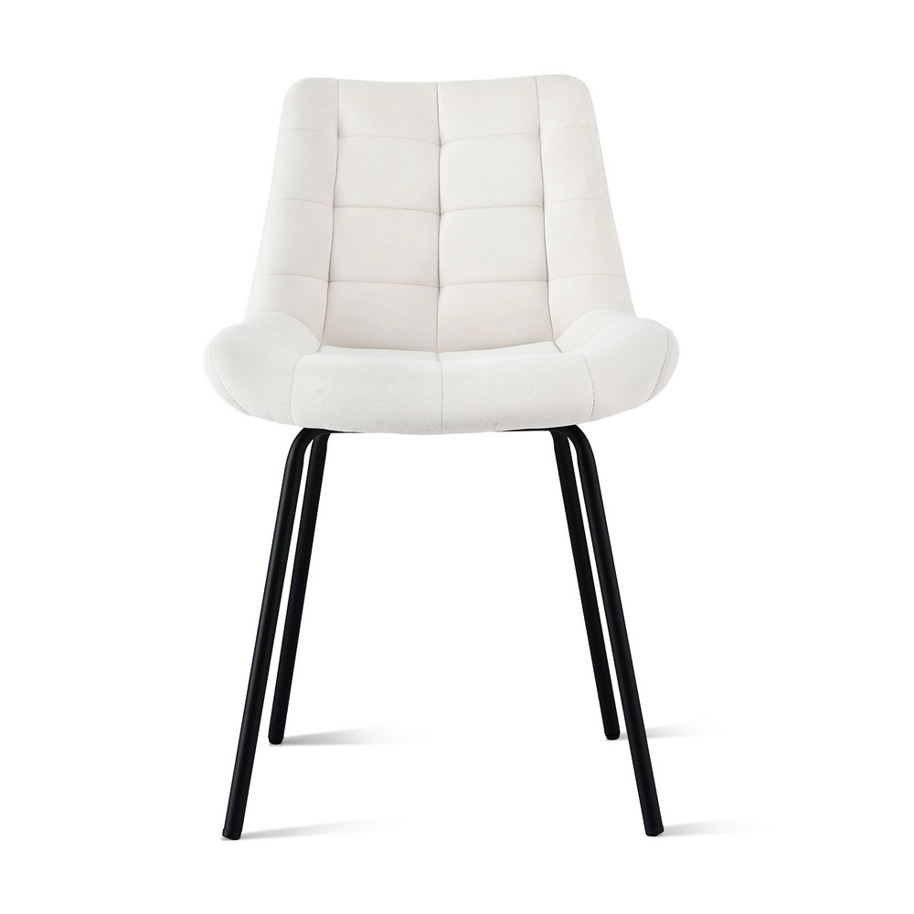 Artiss Velvet Tufted Dining Chairs in Multiple Colours view 3