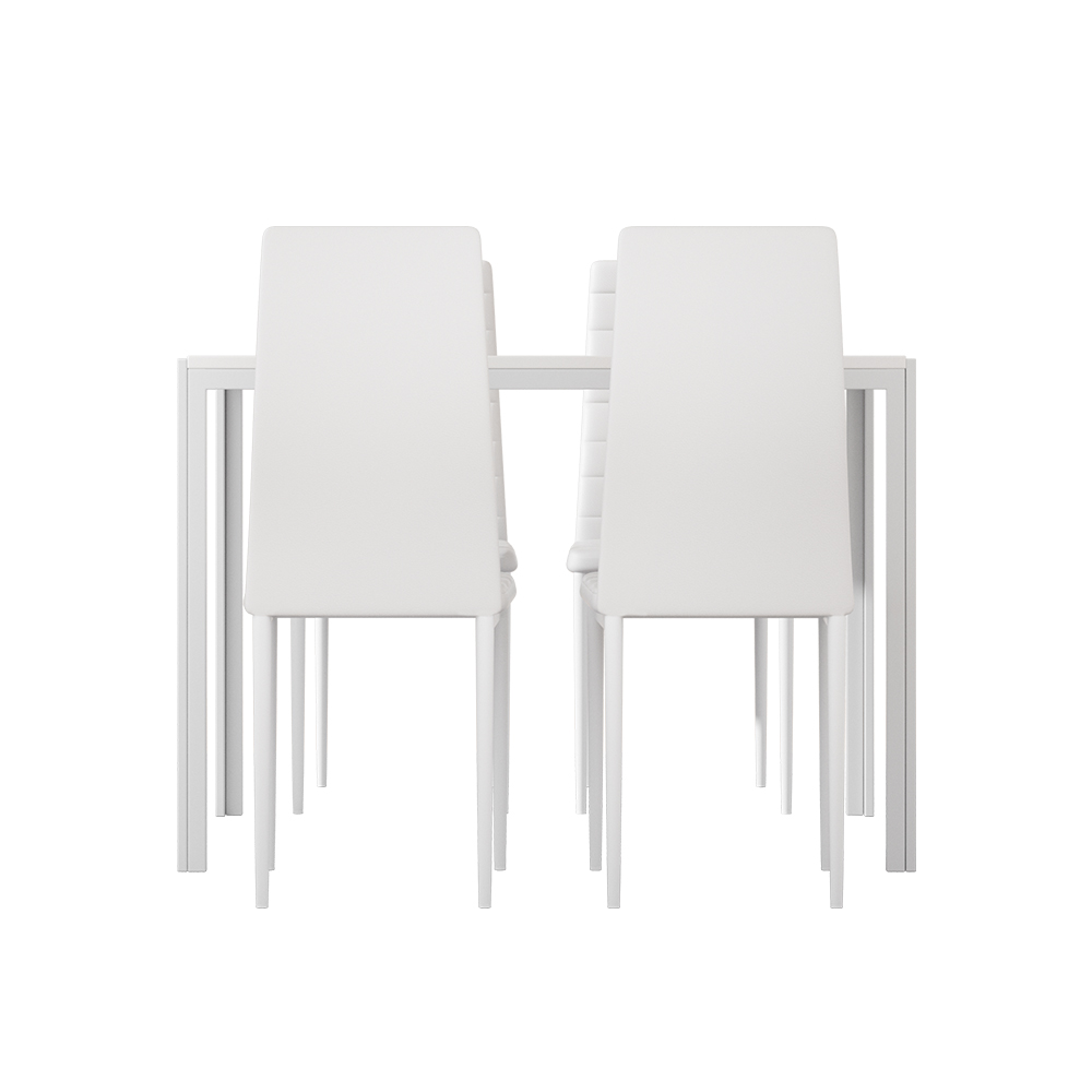 Artiss 5 Piece Dining Set, Table and 4 Chairs, Multiple Styles view 3