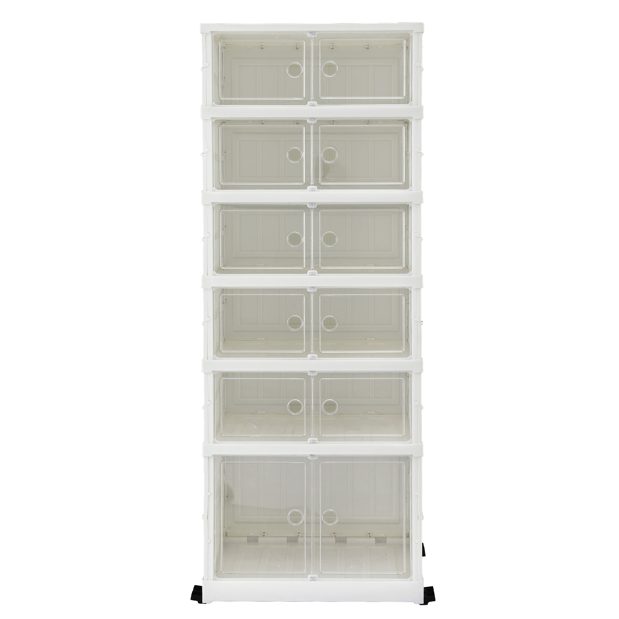Artiss Foldable Shoe Storage Box 6 Tier 12 Pairs view 4