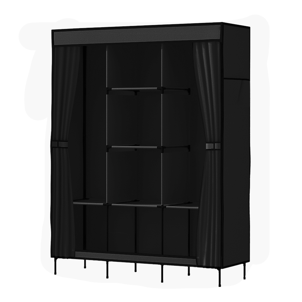 Artiss Large Portable Clothes Closet Wardrobe with Shelf view 3