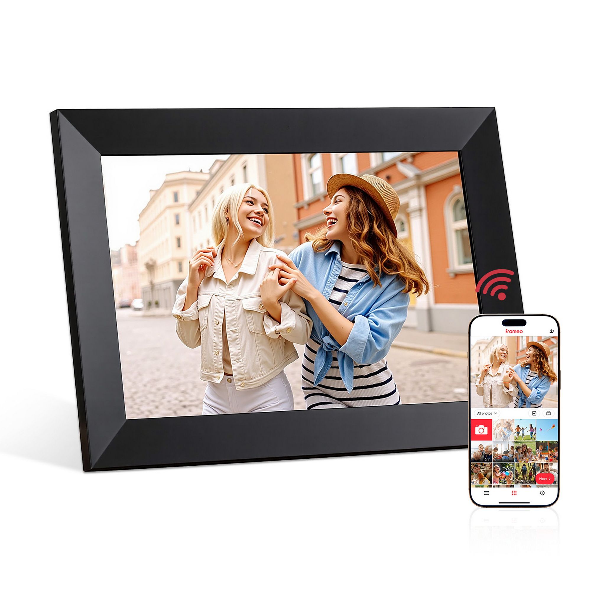 Artiss Digital Photo Frame 10.1 Inch WiFi Touch Screen 32GB view 2