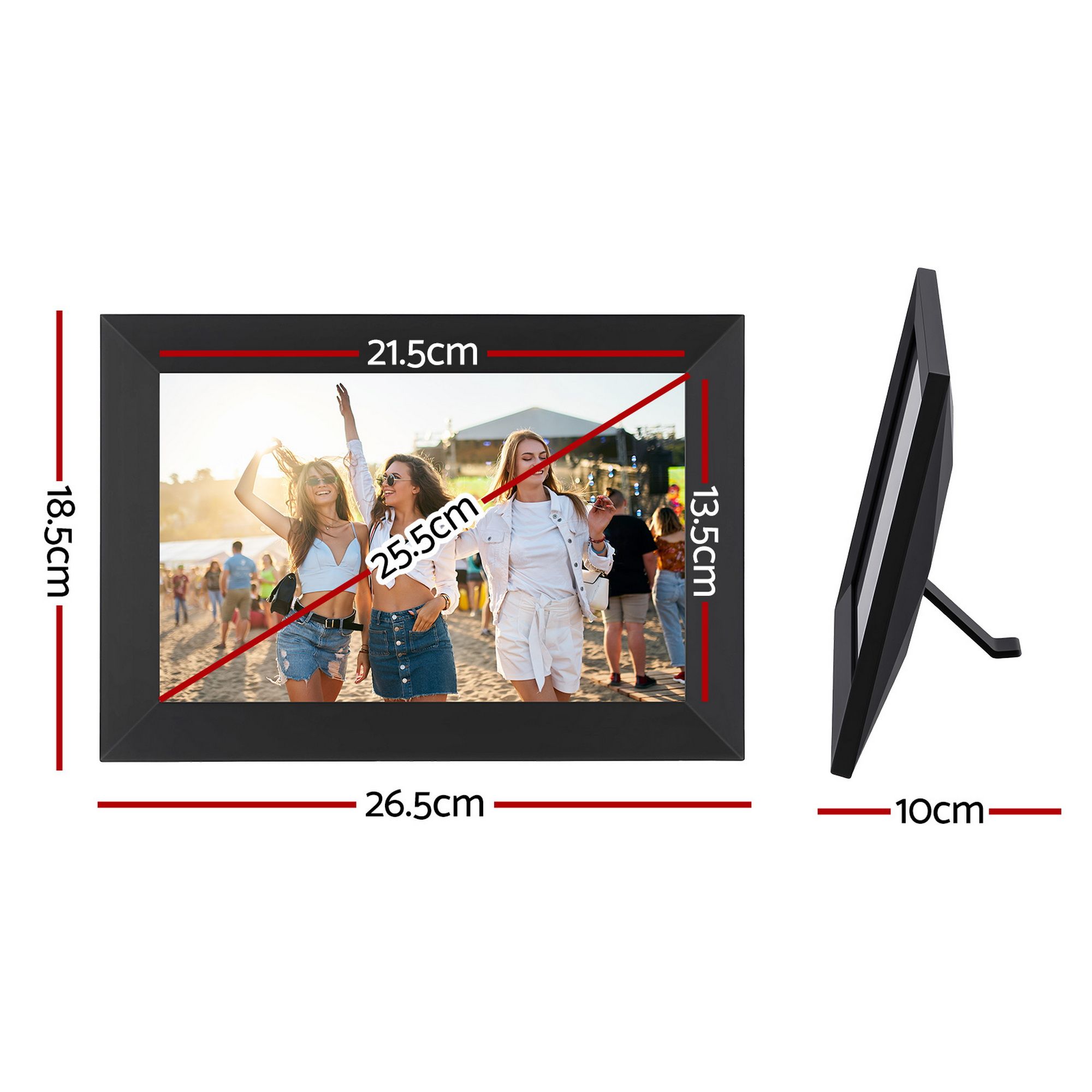 Artiss Digital Photo Frame 10.1 Inch WiFi Touch Screen 32GB view 3