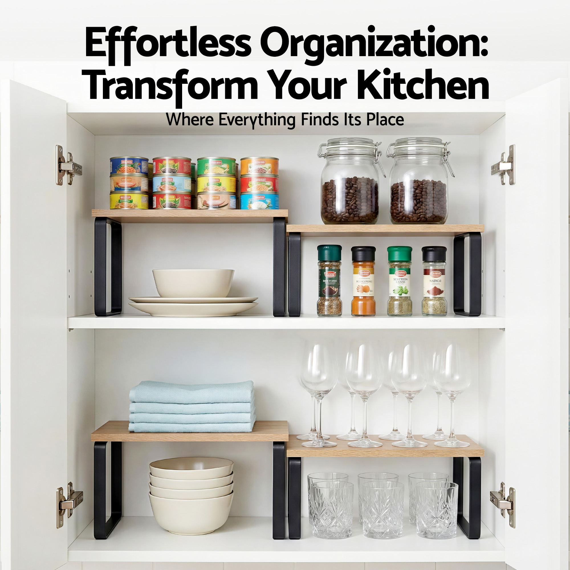 Cefito Kitchen Storage Shelves Rack, Set of 2 view 5