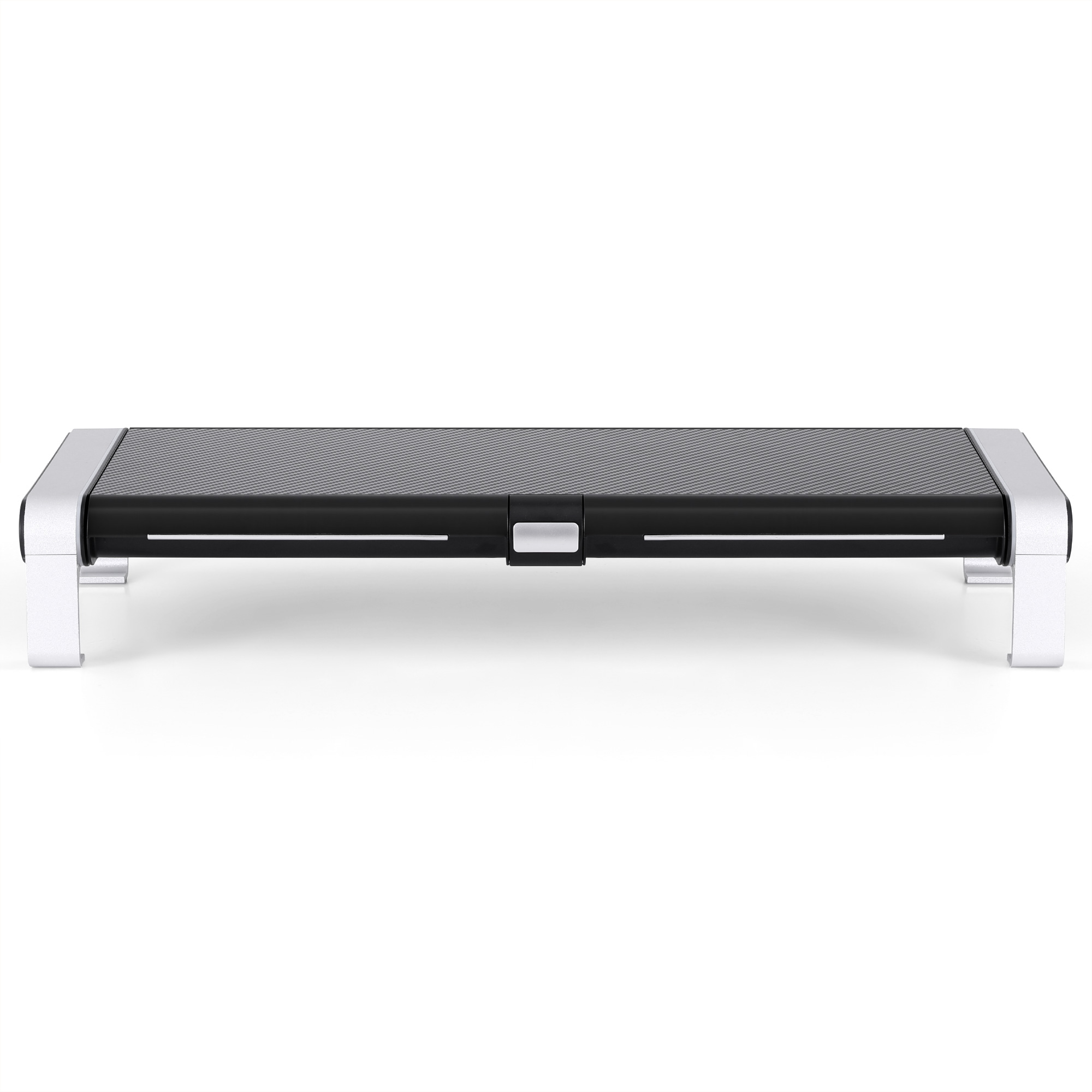 Artiss RGB Monitor Stand with USB Hub Black view 3
