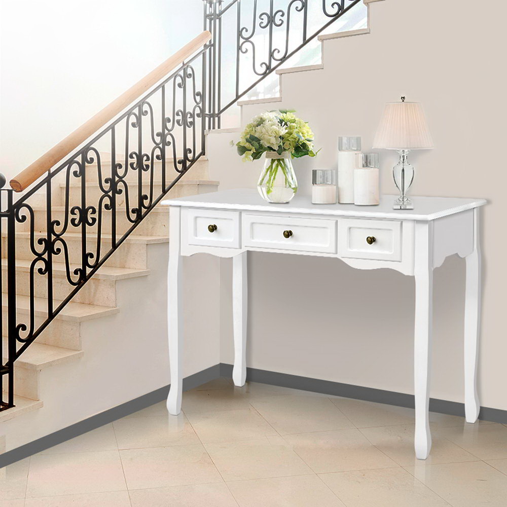 Artiss Hamptons Console Table, 3 Drawers, in 2 Colours