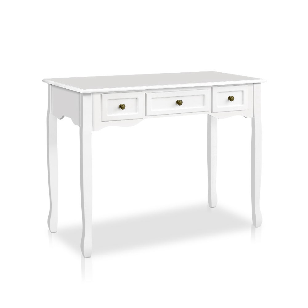 Artiss Hamptons Console Table, 3 Drawers, in 2 Colours view 3