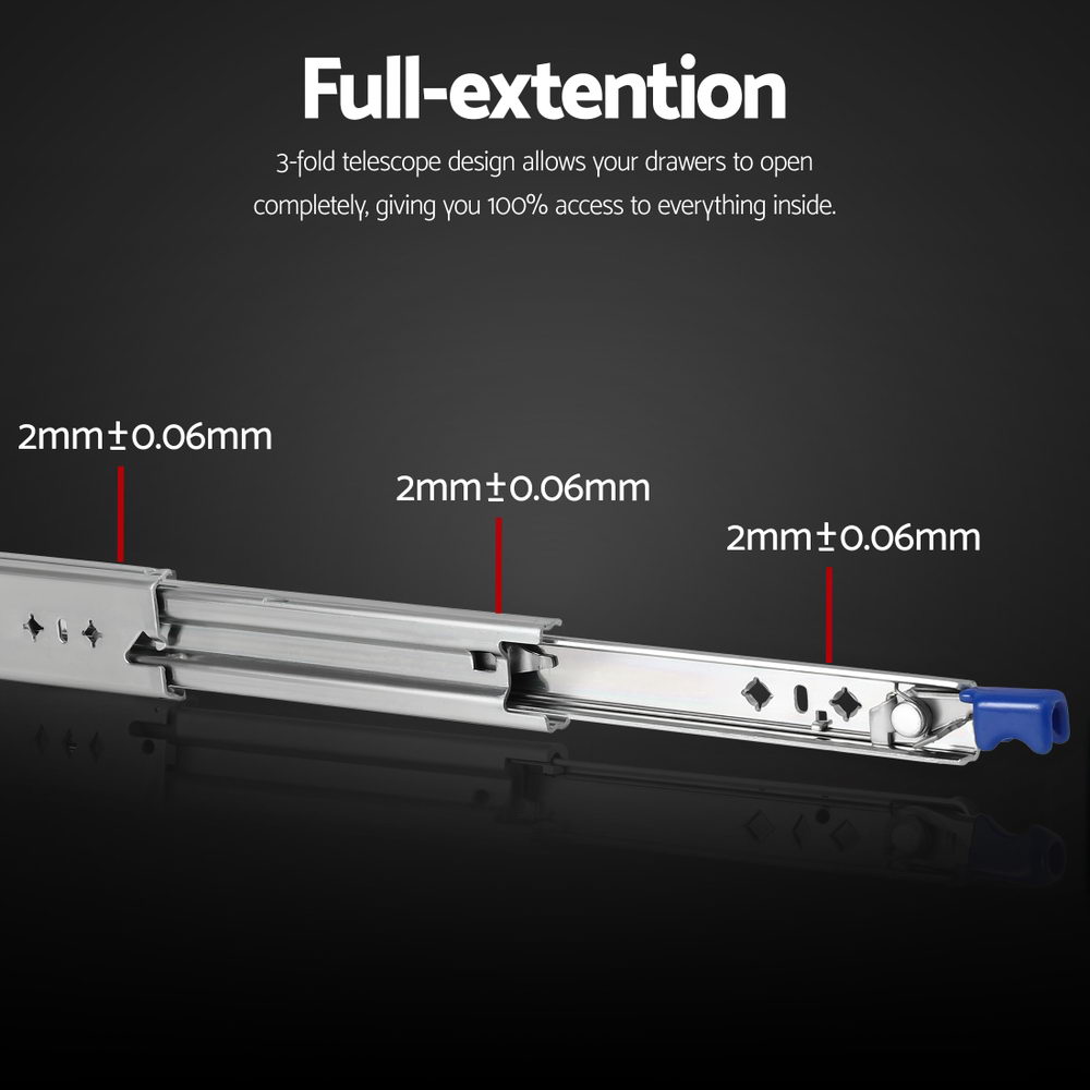 Giantz Drawer Slides Locking Pair 600 to 1200mm view 5