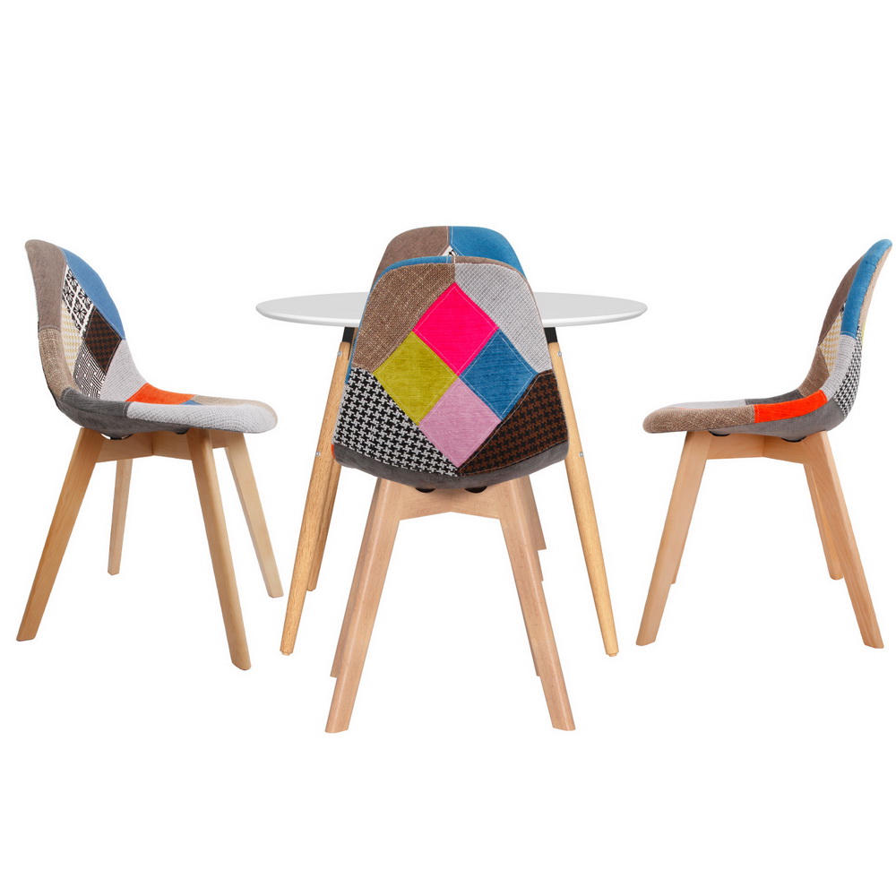 Artiss Replica Dining Table and 4 Chairs Set in 2 Styles view 3
